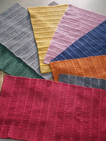 Cotton Rugs Doormat Export Surplus (50x80cms)