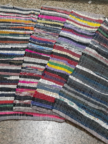 Chindi Rug || Multicolored Rag Rug || Area Rug || Size 50x80cm, 120x180cm || PASSION EXPORTS