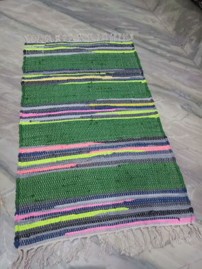 Chindi Rugs || Striped Rag Rug || Area Rug || Size 50x80cm to 120x180cm || PASSION EXPORTS